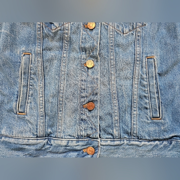 Madewell Pinter Wash Button Up Denim Jacket, Size Small. Worn Once, Like New! - Picture 14 of 15